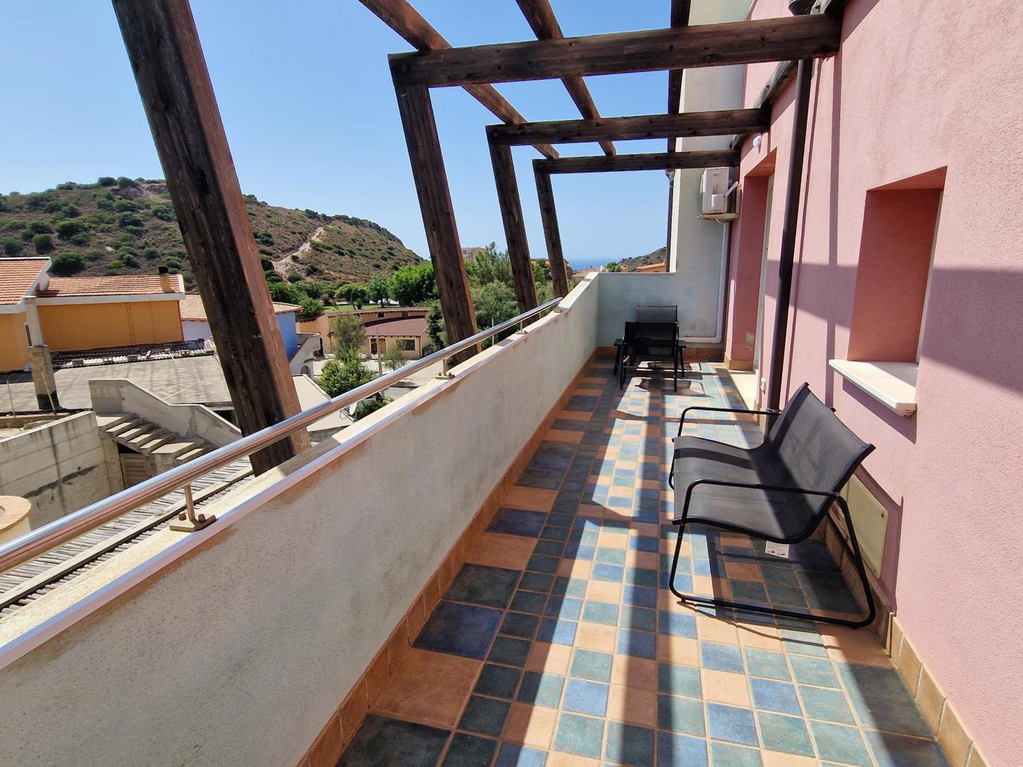 Ferienwohnung Oasi Blu Monolocale Vista Mare Nebida Exterior foto