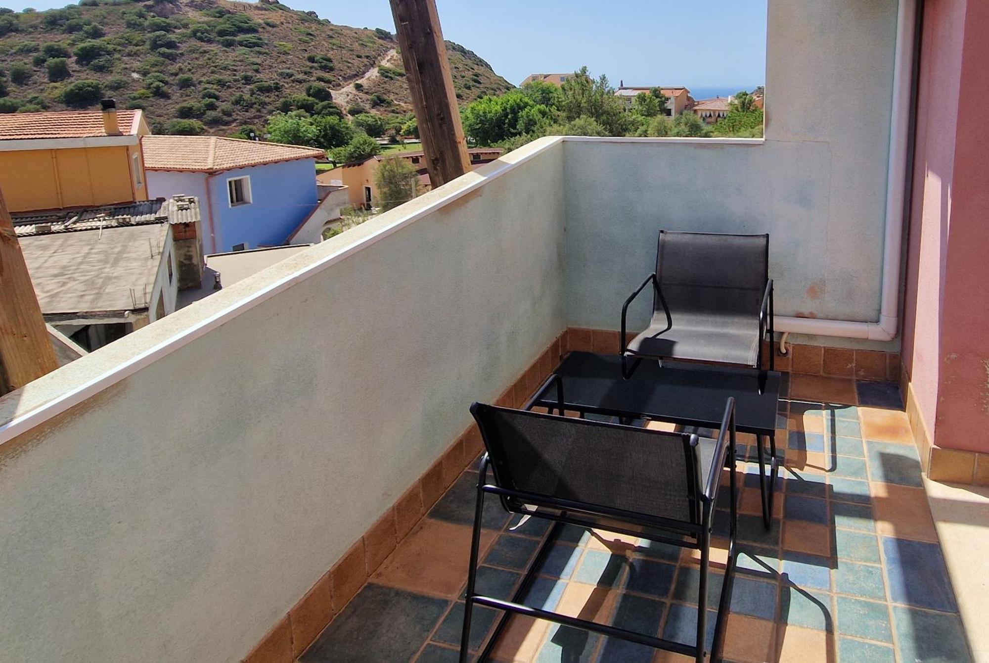 Ferienwohnung Oasi Blu Monolocale Vista Mare Nebida Exterior foto